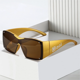 Oversized Square Sunglasses with UV400 Lenses