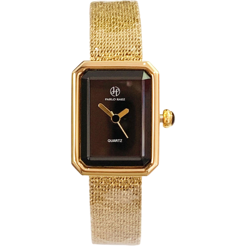 Square Dial Mesh With Delicate Quartz Watch Waterproof - Dazpy