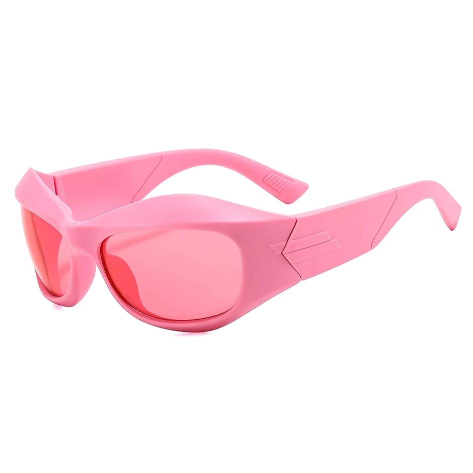 Stilvolle übergroße Unisex-Sport-Punk-Sonnenbrille