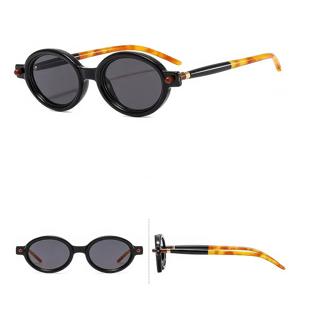 Gafas de sol ovaladas de moda para hombres