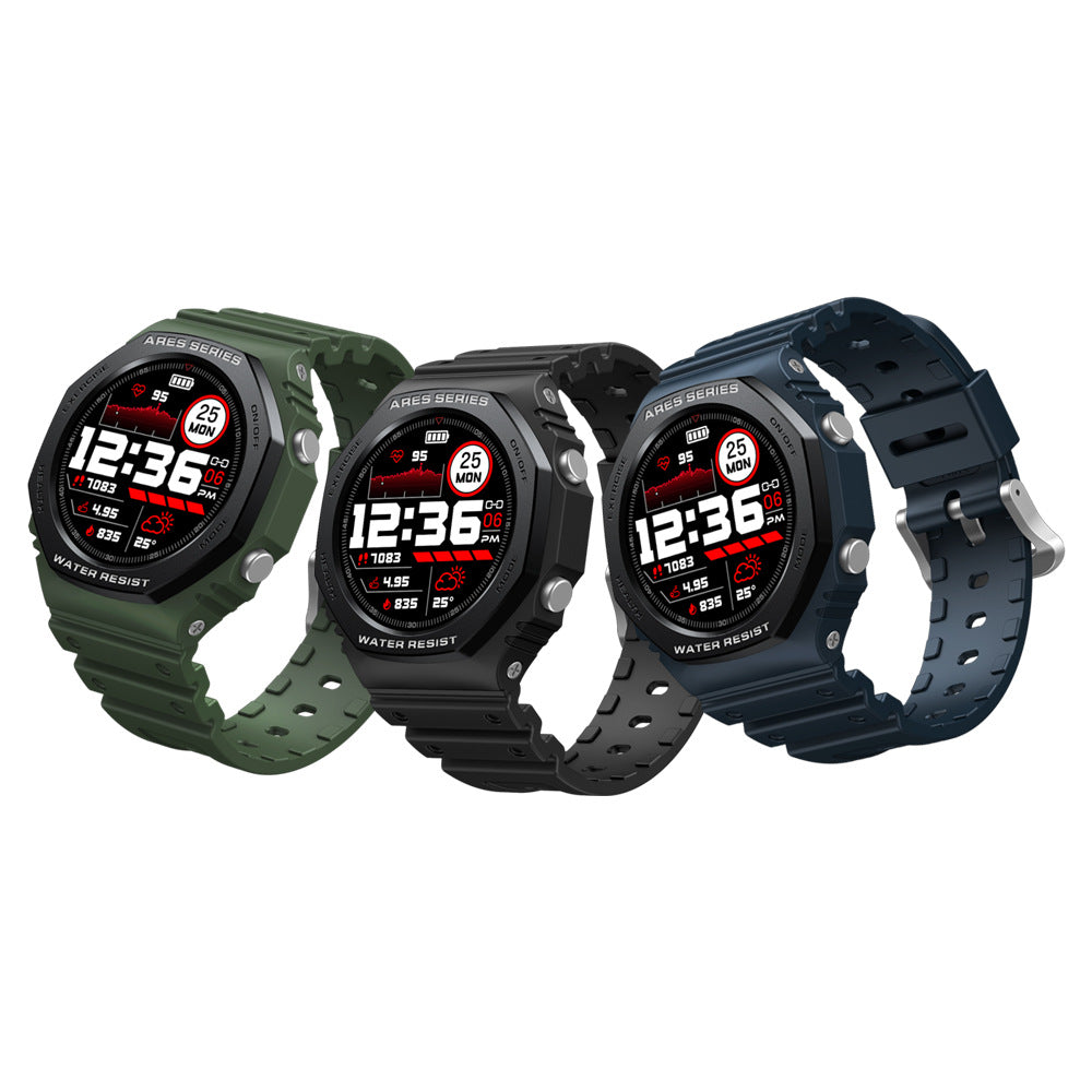 2 Rugged Watch 1.09 Inch HD Color Touch Display 240x240 Resolution - Dazpy