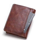 RFID cowhide multifunctional men's wallet - Dazpy