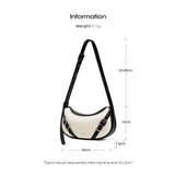 Elegant Shoulder & Crossbody Baguette Bag