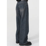 Baggy-Jeans aus verwaschenem Denim