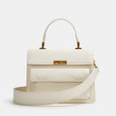 Elegante bolso de mano de cuero PU