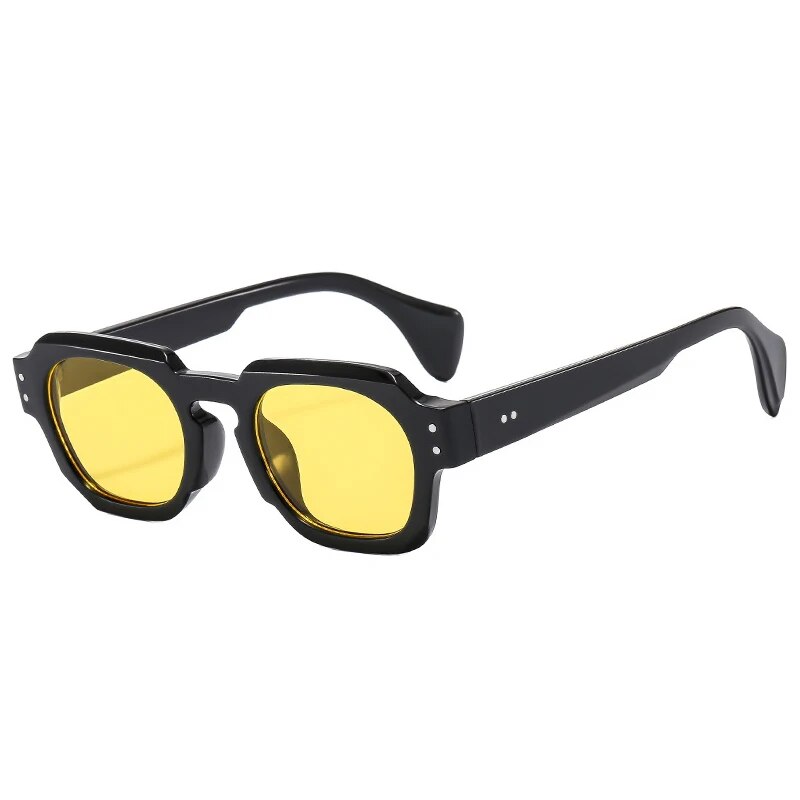 Eckige Vintage-Sonnenbrille mit UV400-Schutz