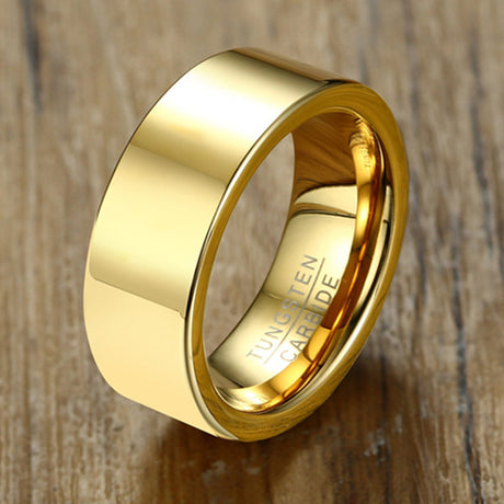 Simple And Smooth Male Tungsten Steel Ring - Dazpy