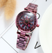 Time to run rhinestone steel belt fashion trend student fashion watch watch female - Dazpy