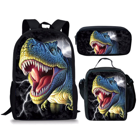 Backpack Dinosaur Schoolbag Children's Meal Bag - Dazpy