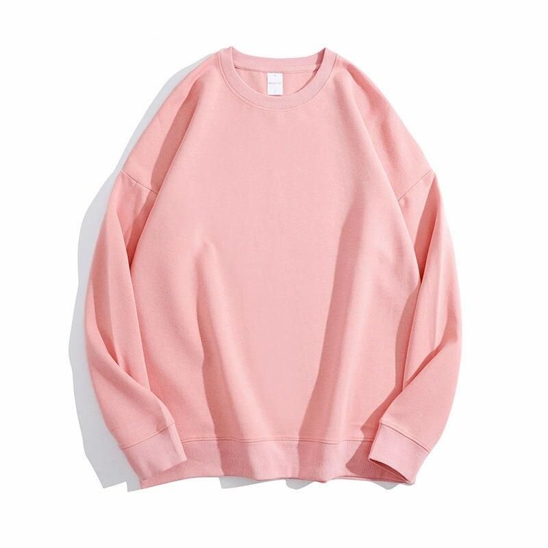 Lässiges Baumwoll-Sweatshirt mit Rundhalsausschnitt für Damen