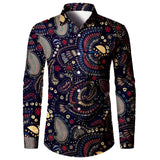 Men's 3D Digital Printing Men's Shirt American Style