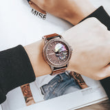 Men Fashion Vintage Stainless Steel Bronze Watch - Dazpy