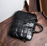 Men's PU Leather One Shoulder Handbag Business Briefcase - Dazpy