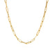 Hot Paperclip Link Chain Women Necklace Stainless Steel Gold - Dazpy