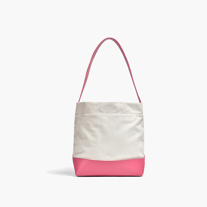 Lässige Canvas-Patchwork-Tasche für Damen