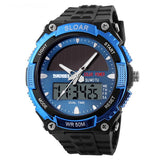 Time Beauty Men's Fashion Solar Watch Waterproof Electronic - Dazpy