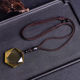 Men's And Women's Fashion Natural Citrine Pendant Necklace - Dazpy