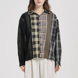 Plaid Shirt Women Streetwear