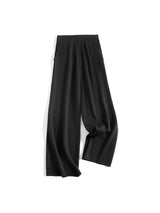 Wide Leg Wool-Blend Winter Trousers for Women