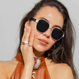 Irregular Polygon Punk Sunglasses