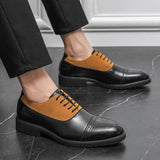 Luxuriöse formelle Brogue-Loafer aus Leder für Herren