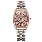 Casual Ladies Watch Solid Steel Band Blue Hand - Dazpy