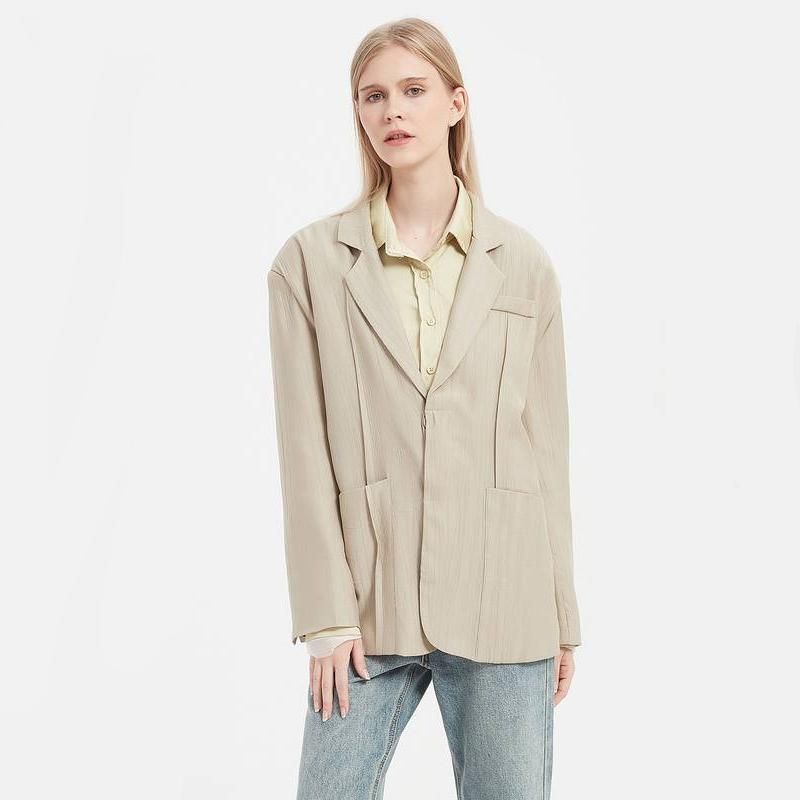 Elegant Khaki Blazer for Women