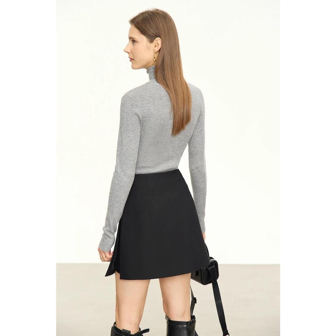 Herbst-Winter-Shorts mit hoher Taille, lässiger Shorts-Rock