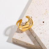 Chic Stainless Steel Minimalist Rings for Women