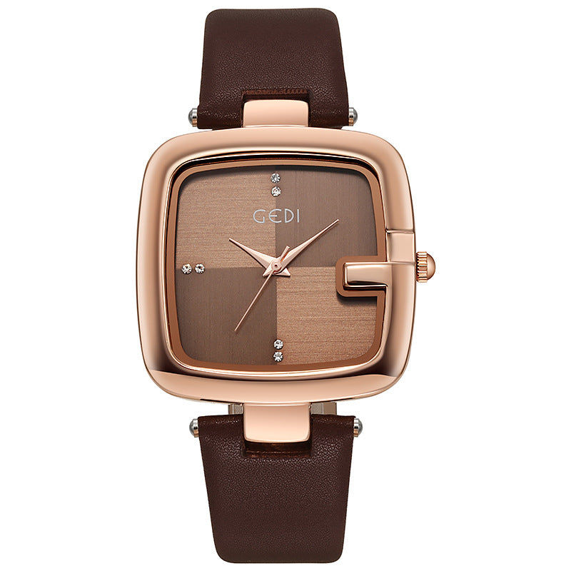 Women's Fashionable Temperament Belt Quartz Watch - Dazpy