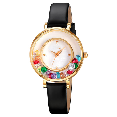 Elegant Gemstone Ball Exquisite Women's Watch - Dazpy