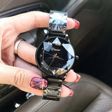 New Table Fashion Starry Sky Purple Steel Belt Women's Watch - Dazpy