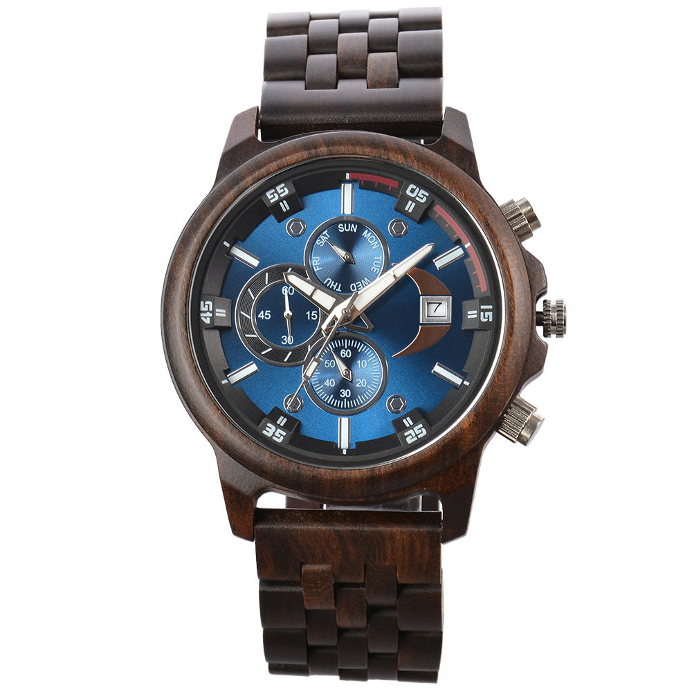 Business Multifunctional Luminous Men's Quartz Watch - Dazpy