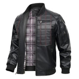 Men's Spring And Autumn New Leather Jacket