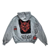 Street Retro Y2g Men's And Women's Devil Print Sweater