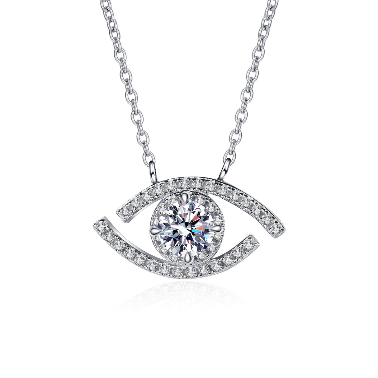 S925 Sterling Silver Moissanite Necklace - Dazpy