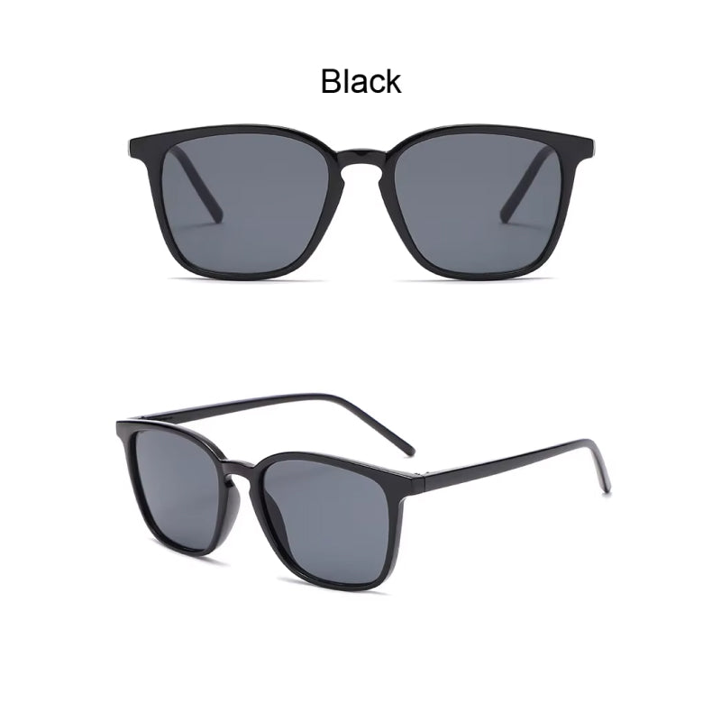 Retro Square Cat Eye Sunglasses with UV400 Protection