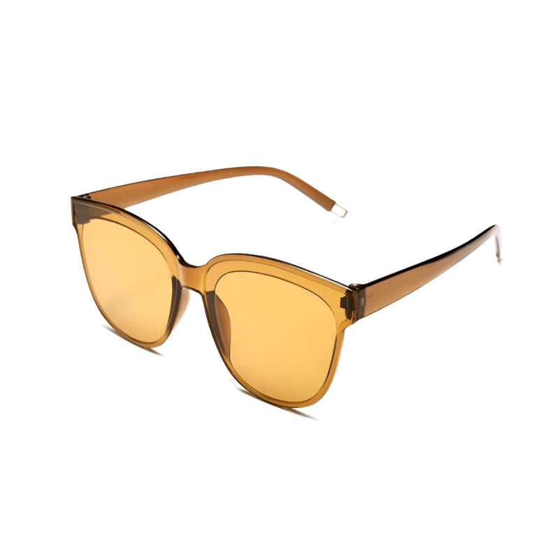 Randlose Cateye-Sonnenbrille im Vintage-Stil