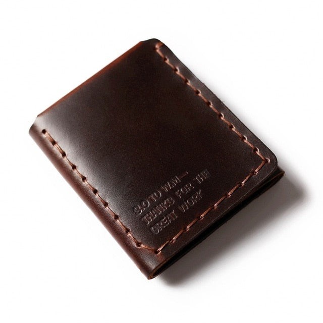 Tri-fold personalized retro wallet - Dazpy