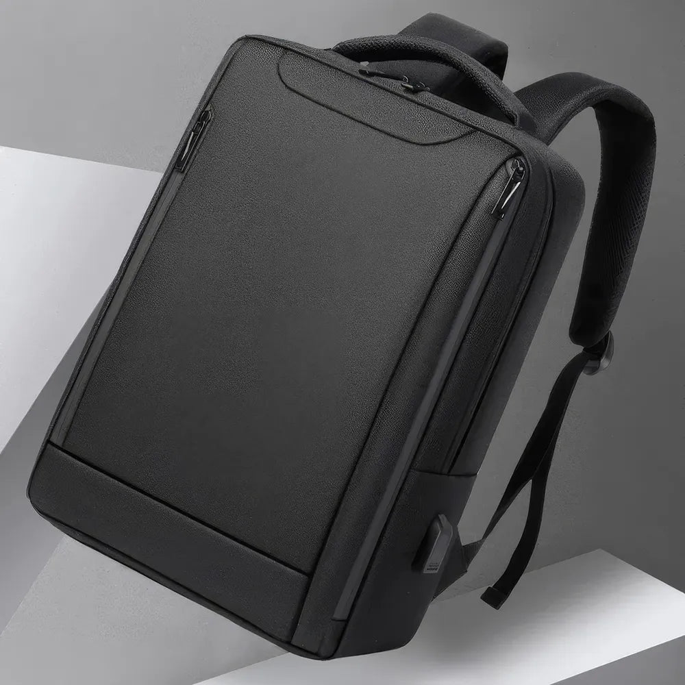 Diebstahlsicherer, wasserdichter Laptop-Rucksack mit USB-Aufladung