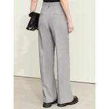 Wide-Leg Linen Blend Pants