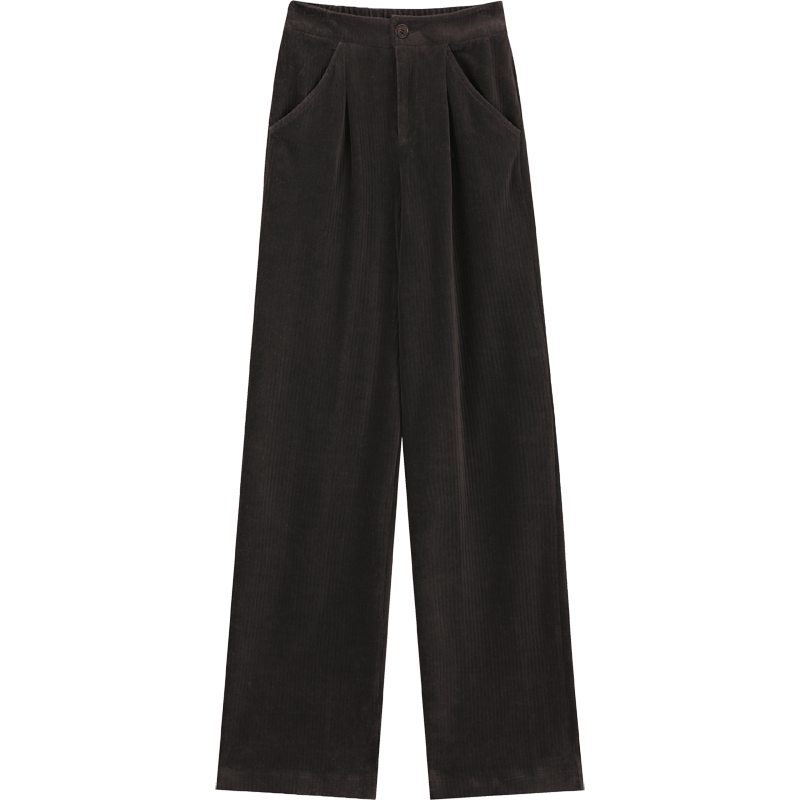 Pantalones de pana de moda coreana