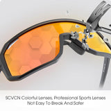 Gafas de sol fotocromáticas polarizadas con protección UV400 para múltiples deportes: gafas de alto rendimiento para ciclismo, carreras y aventuras al aire libre