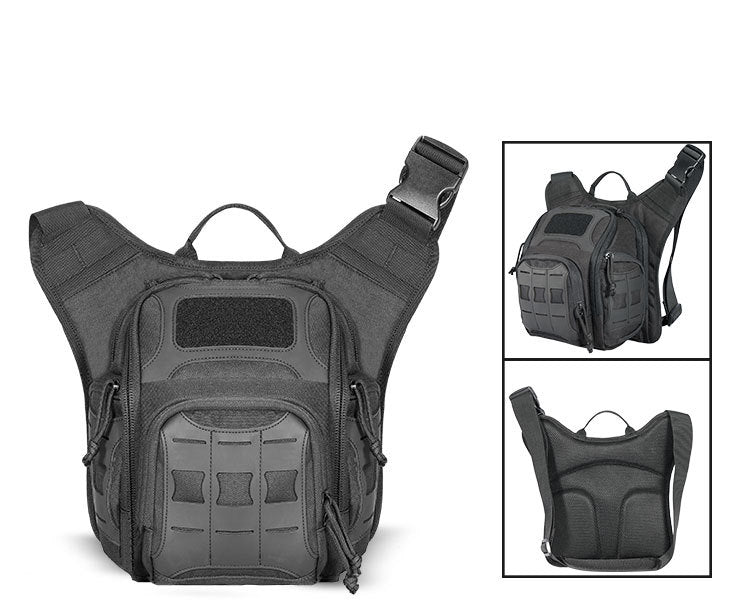 Mountaineering One Shoulder Outdoor Tactical Bag Multi Functional Military Fan Accessory Bag - Dazpy