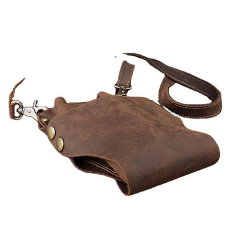 Hairdressing Tools Head Layer Leather Personalized Waist Bag - Dazpy