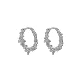 Geometrically Irregular Textured Earrings - Dazpy