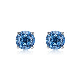 Fashion Earrings 925 Silver High Carbon Diamond - Dazpy