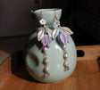 Original Lily Of The Valley Earrings Wrapped In Flowers - Dazpy