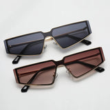 Gafas de sol rectangulares con parte superior plana