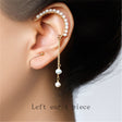 French Romantic Style Natural Freshwater Pearl Earrings - Dazpy